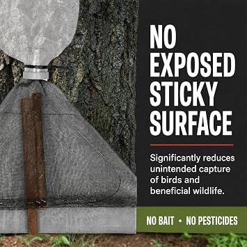 Spotted Lanternfly Tree Trap, Non-Toxic Wildlife-Safe Design, Made in USA