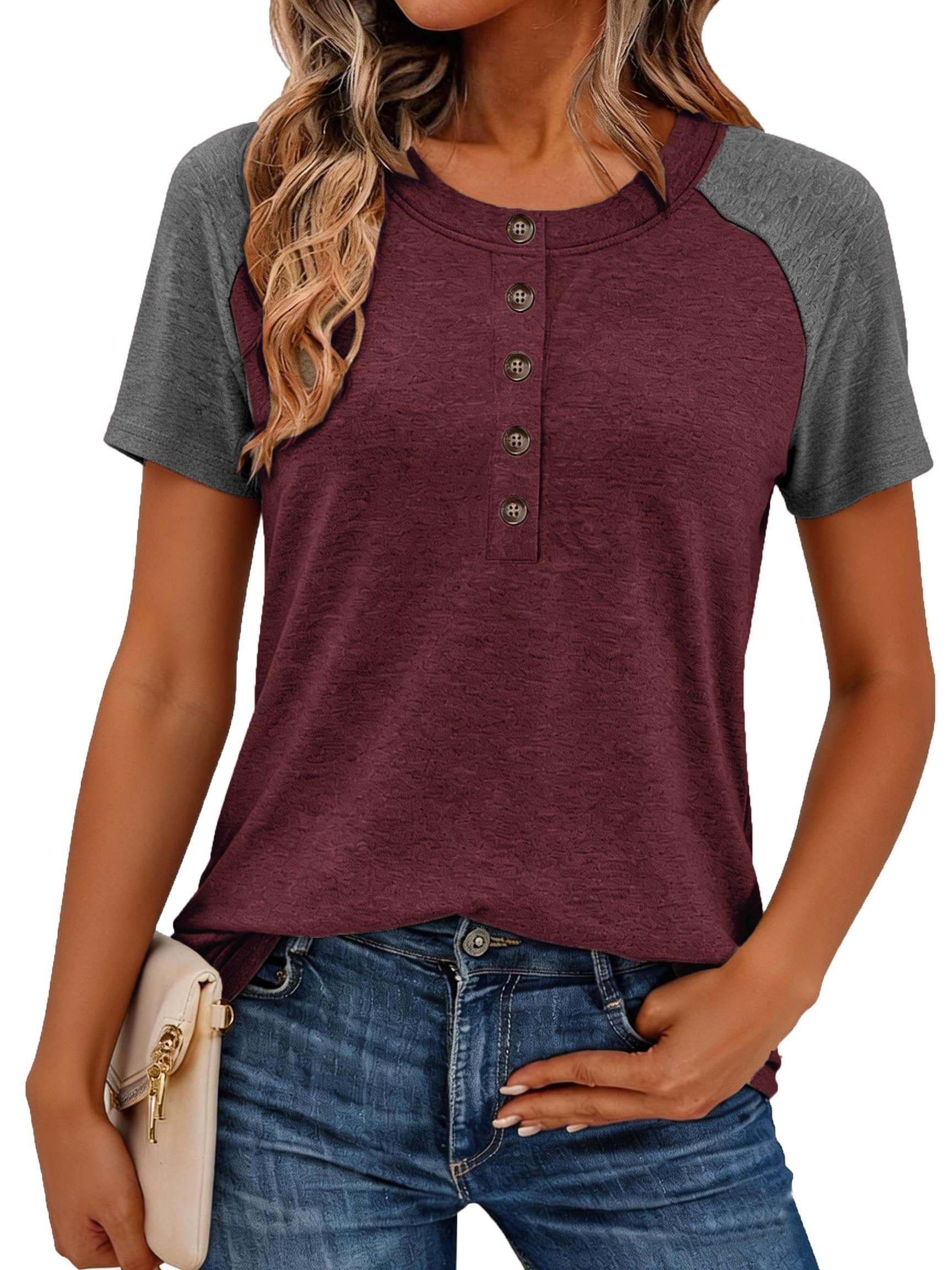 Pawate Damen Langarmshirt Elegant Oberteil Langarm Bluse Baumwolle Tunika Lange Tops Herbst Shirts