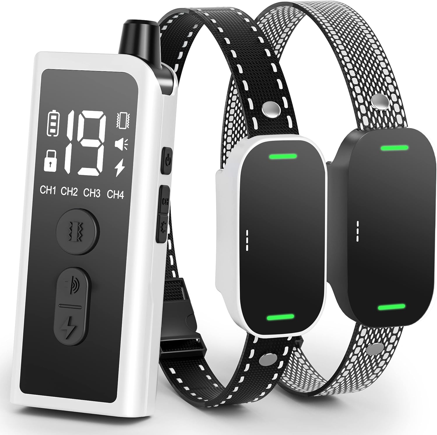Dog Shock Collar for 2 Dogs,1800FT Dog Training Collar