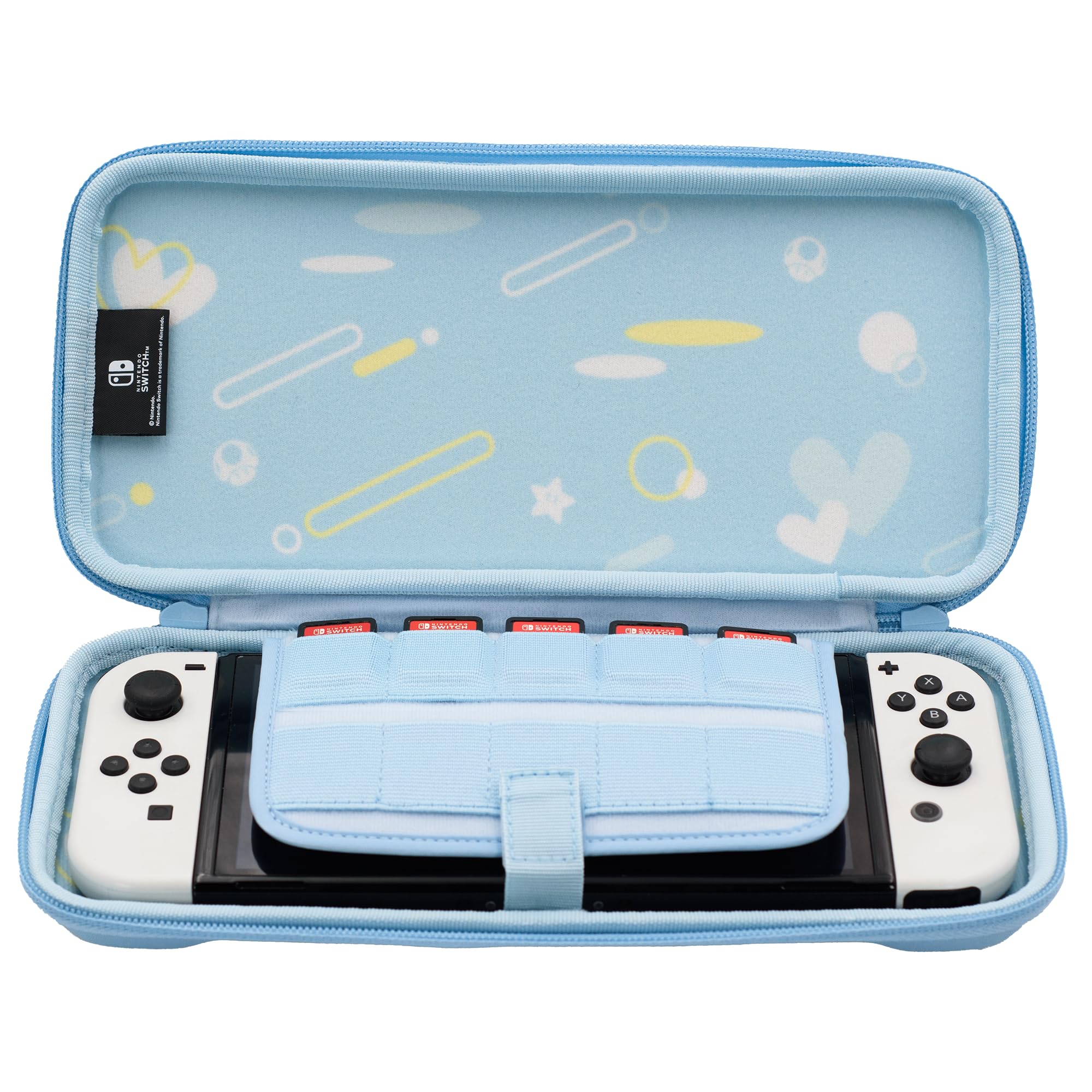 HORI Custodia sottile e resistente (City Pop Peach) per Nintendo Switch, con licenza ufficiale Nintendo