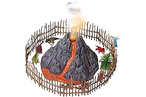 Dazmers Volcano and Dinosaurs Playset