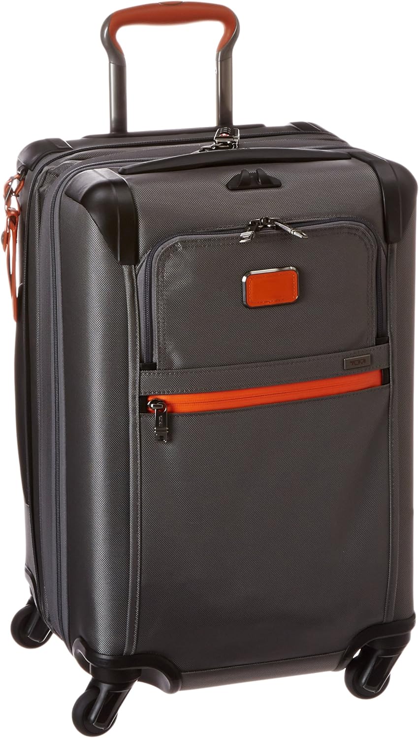 Tumi Alpha 2 International Expandable 4 Wheeled CarryOn, Grey/Orange