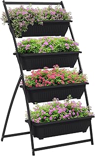 10 Front Yard Low Fence Ideas for Subtle Curb Appeal 10 Outsunny Raised Garden Bed, 4 Tier Vertical Garden Planter Set, 4 Outdoo...