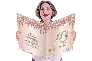 Jumbo 70th Birthday Card - Preserve 70 Years of Memories