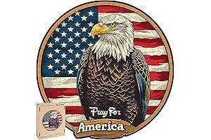 Geper Wooden Puzzles: Enchanting Eagle Jigsaw Adventure for Adults and Kids