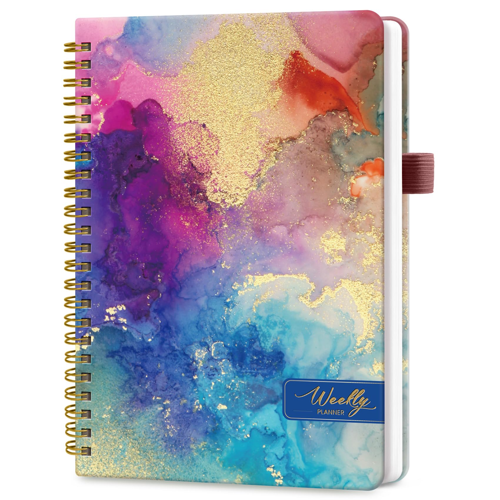 Taja Undated Weekly Planner, To Do List Notebook with Habit Tracker, A5