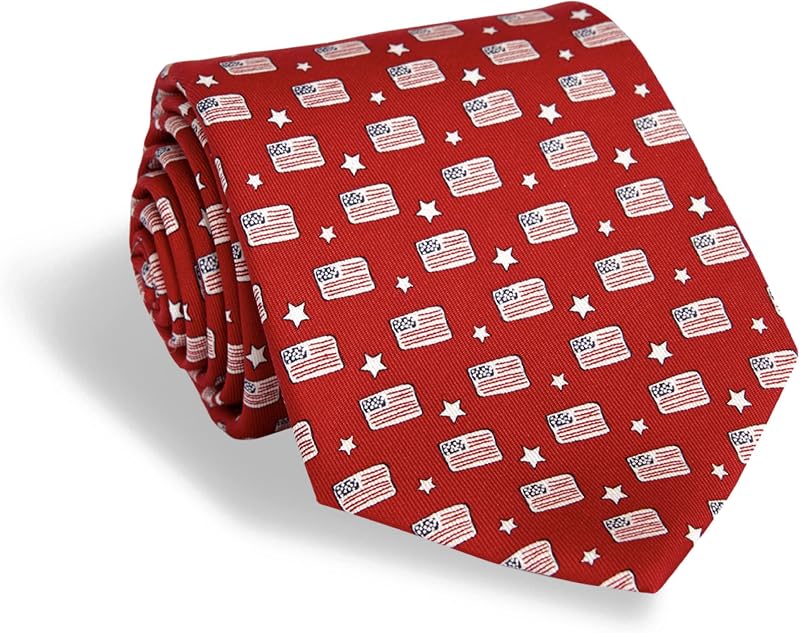 Men's Vineyard Vines Men's Flags & Stars Tie