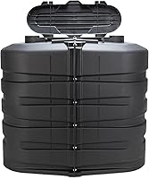 Vista 7 de Camco Cubierta de tanque de propano doble para autocaravana/RV - Cuenta con panel superior con bisagras y diseño moldeado personalizado - Se adapta