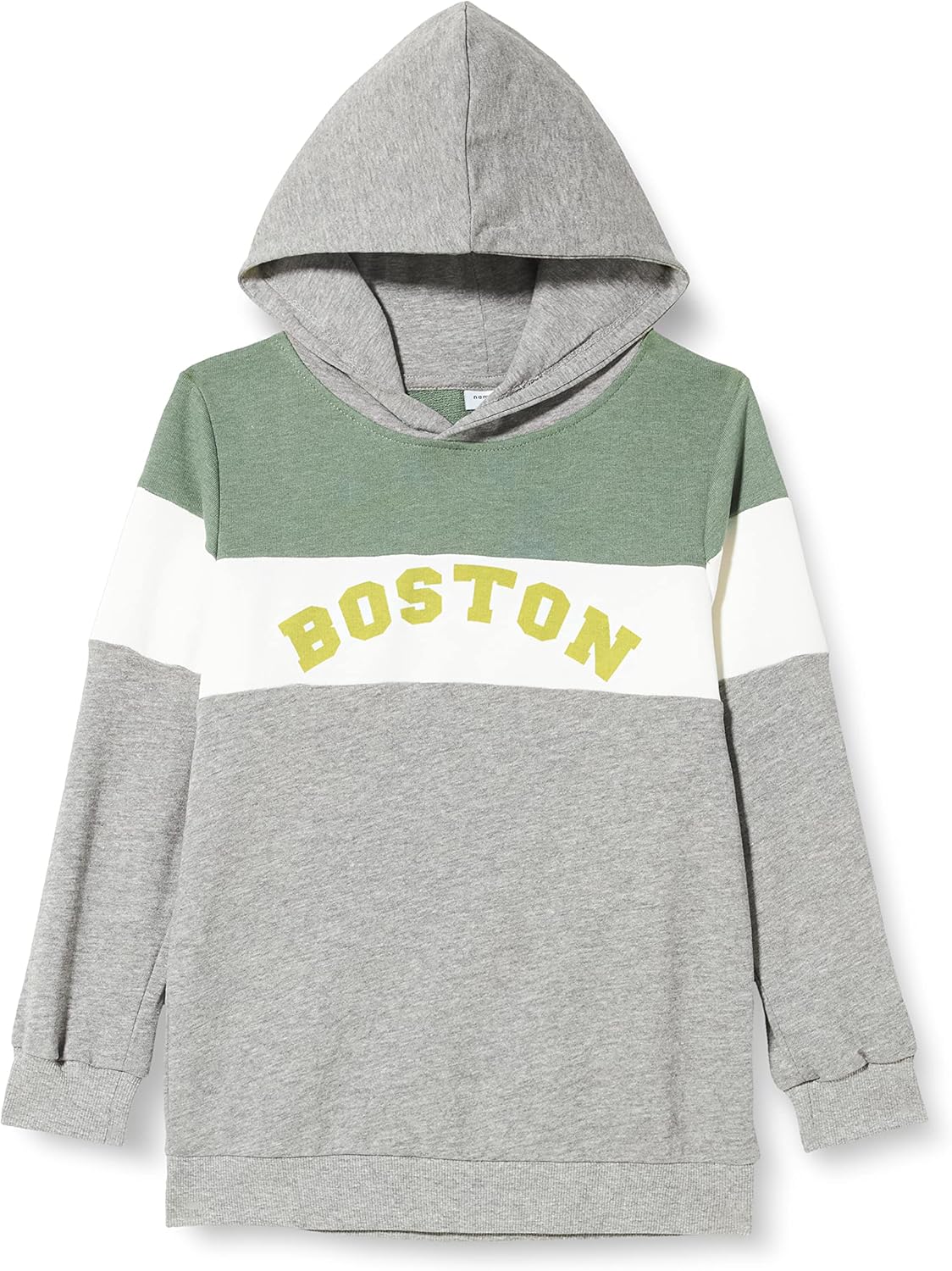 Sweat à Capuche Une Pièce (combinaison) Pour Garçon Name It - Motif 'whit Bru Noos Vde', Confortable, Manches Longues