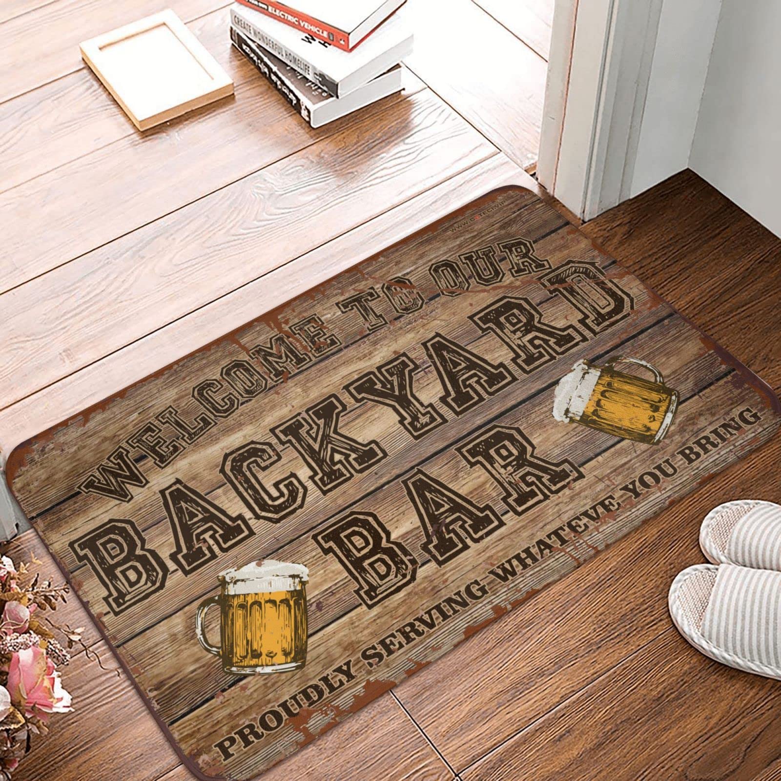 Tapis de porche d'automne 50x80 cm pour extérieur et cuisine de bar