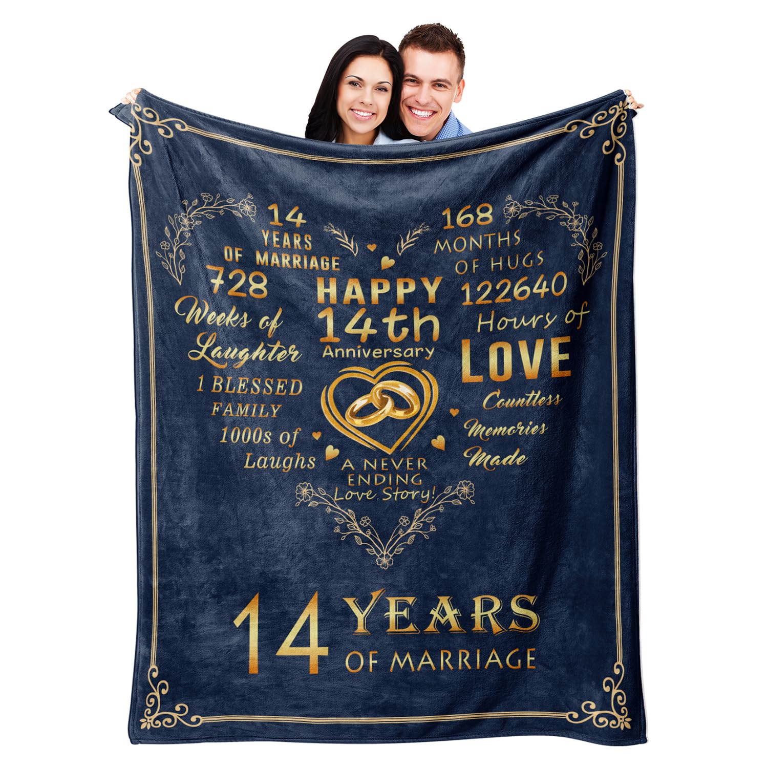 Mosslink Ivory 14th Anniversary Blanket