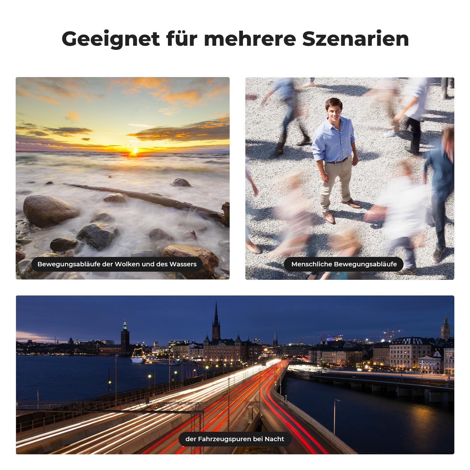 K&F CONCEPT Nano K-Serie ND Filter 67mm Variabler Graufilter ND2-ND2000 (1-11 Blendenstufen)