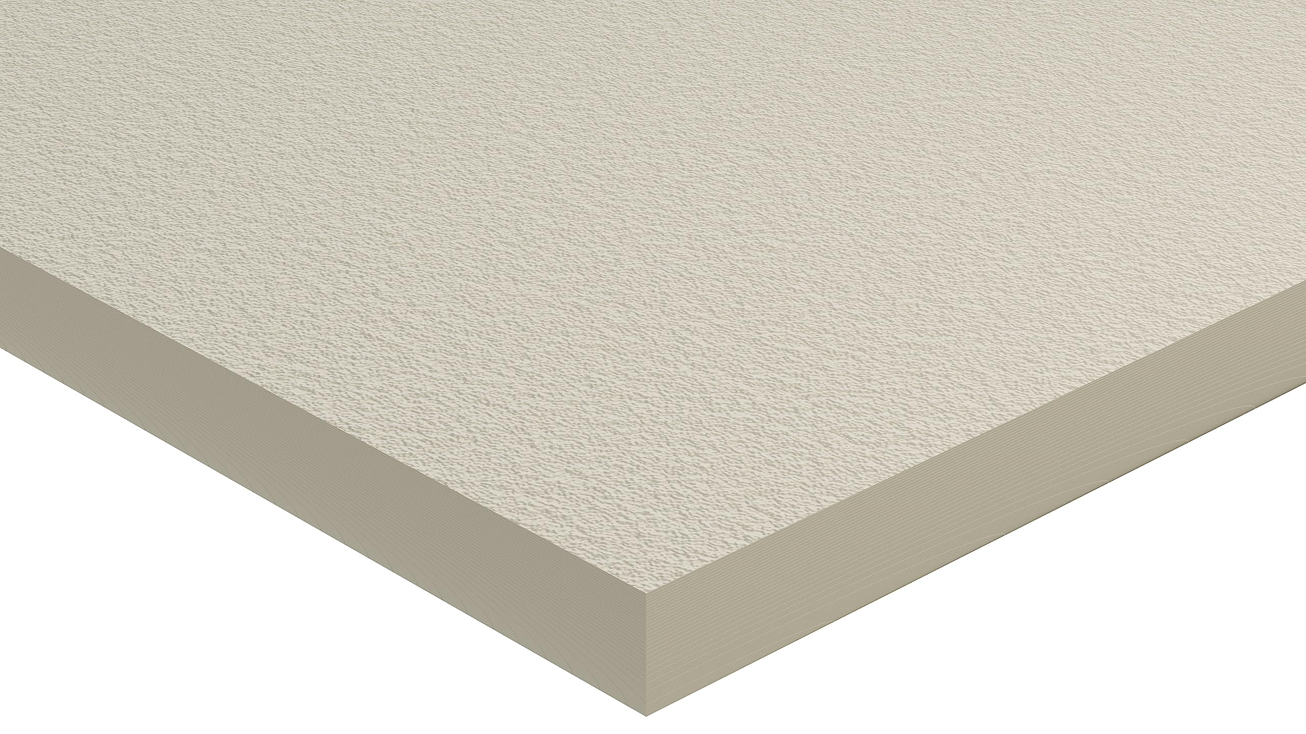 Polyethylene, UV-Stablized Marine Board Sheet (Starboard/Seaboard), Sea Foam, 1/2" Thick, 36" W x 48" L
