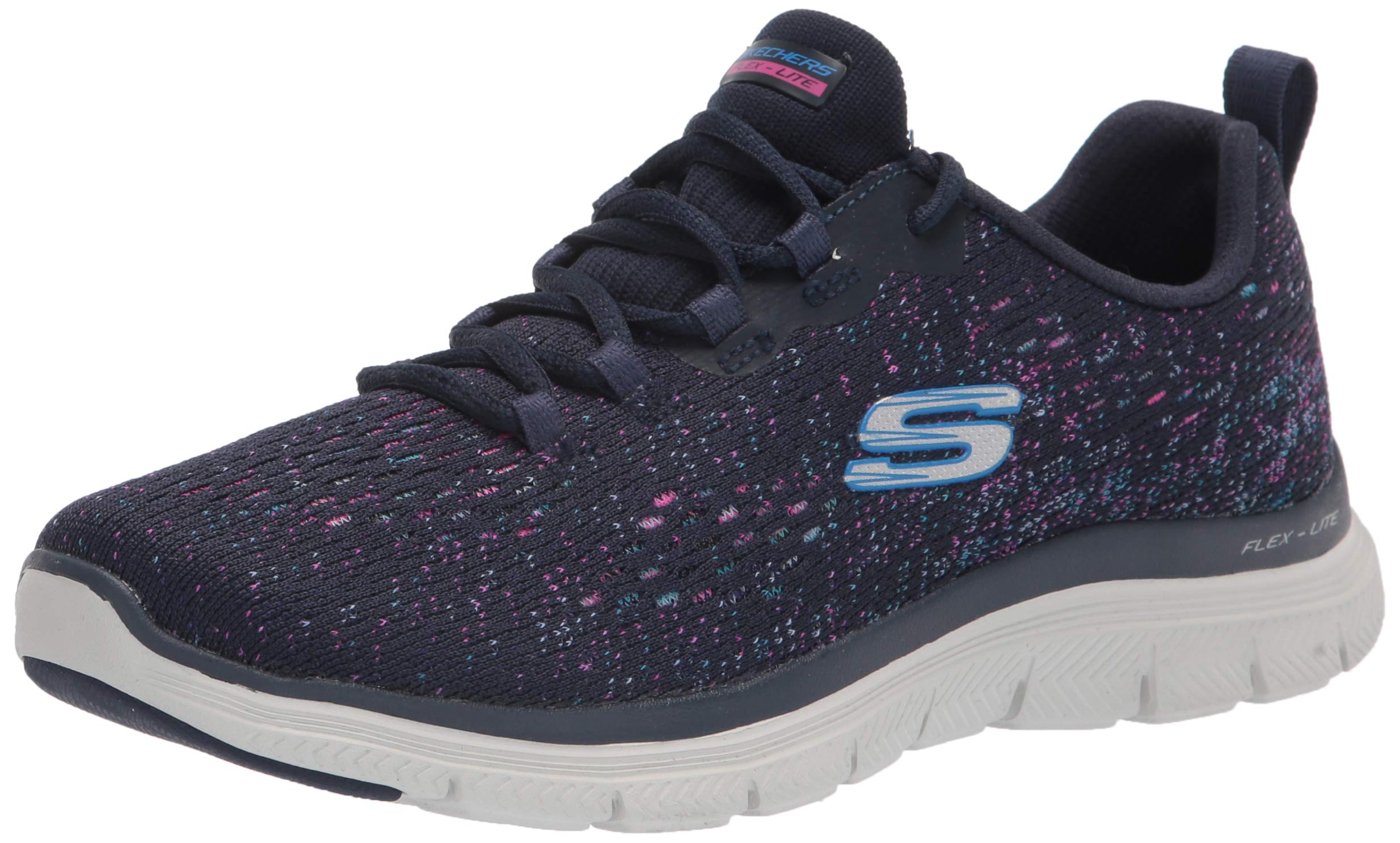Skechers Womens Flex Appeal 4.0-Vivid Spirit Navy Pink Casual Shoe - 3 UK (149301) (B08LRZ2PS7) Amazon Price History, Amazon Price Tracker