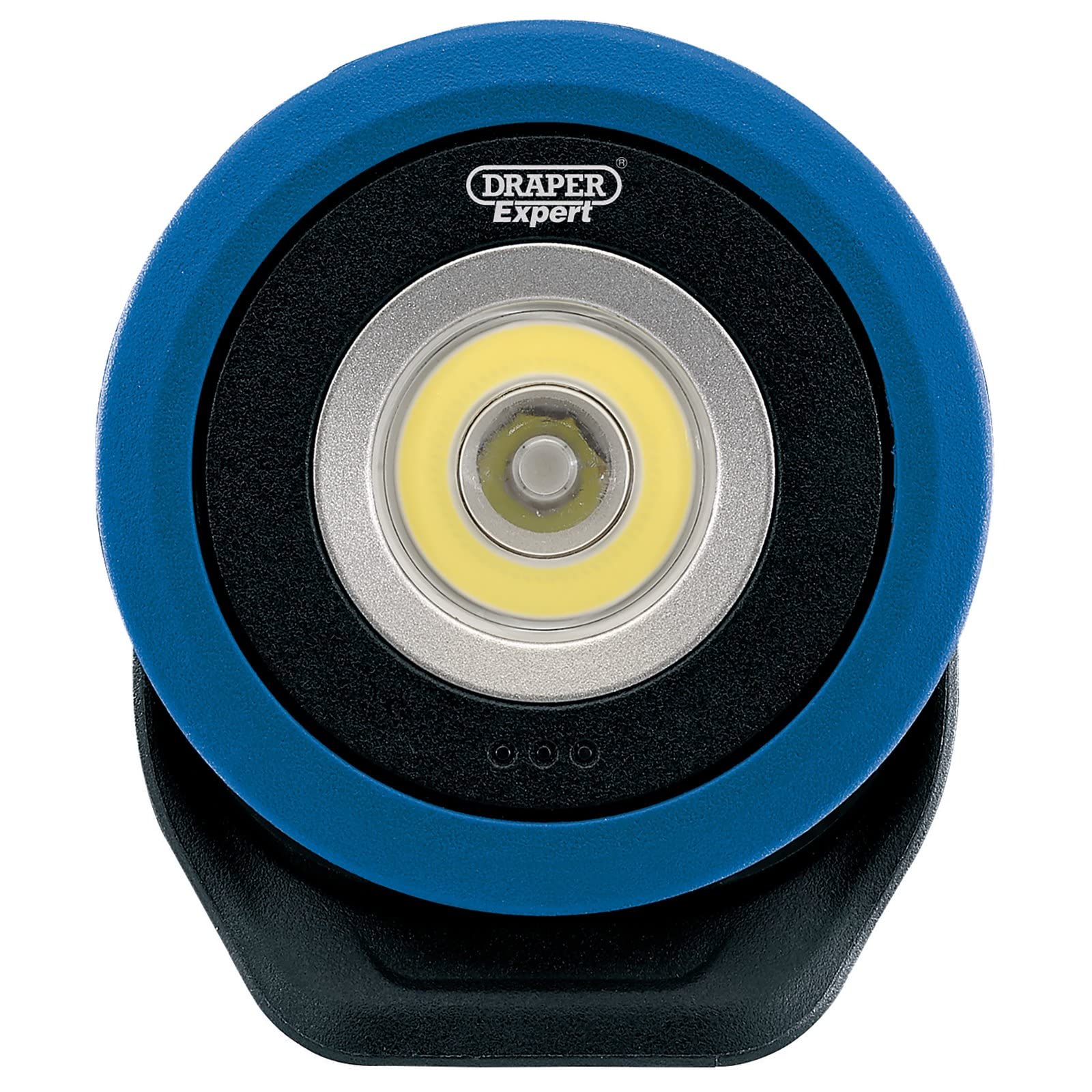 Draper 2 65688 COB SMD LED bezprzewodowe, nadające się do ponownego ładowania, 7 W, 120 lumenów, kabel USB-C, czarny, jeden rozmiar