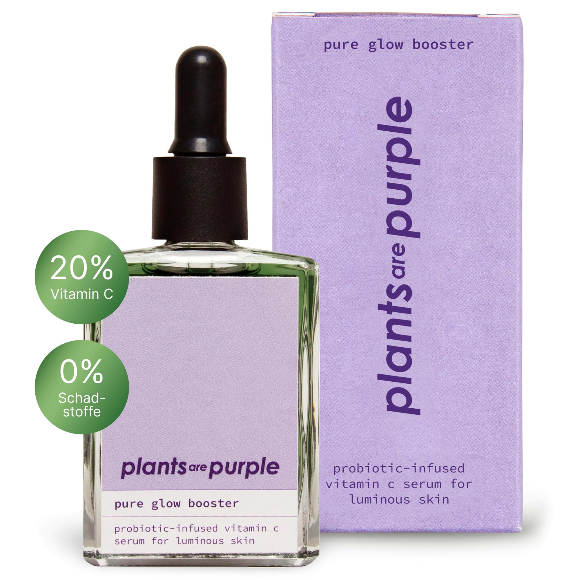 Pure Glow Booster Probiotico 20% Vitamina C Siero per pelle radiosa, 30 ml