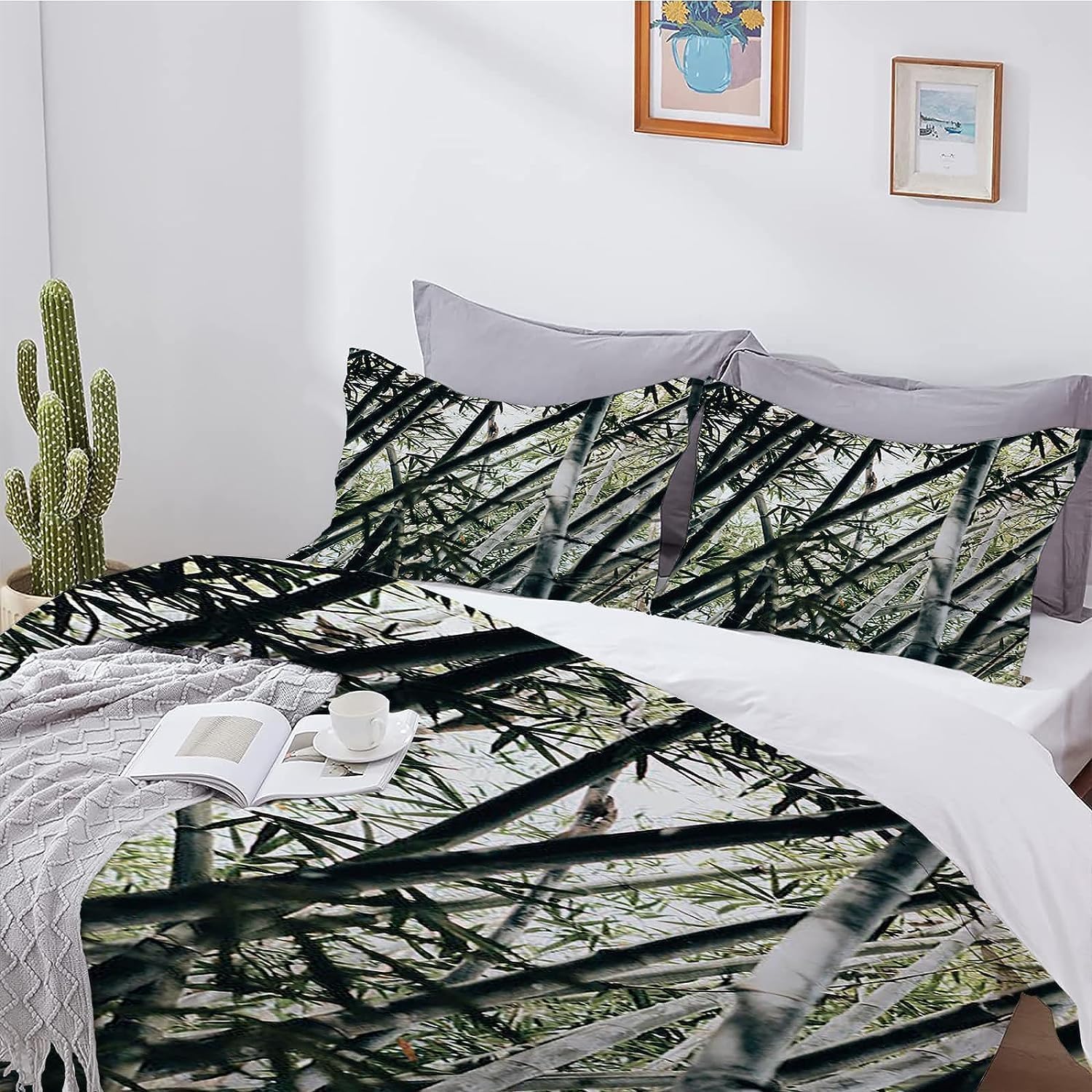 Housse Couette Fleurie 220x240 Gezu Housse De Couette 220x240cm Fleurs Parure Jaune Vert Blanc Fleurie Parure De Lit 220x240 Adulte