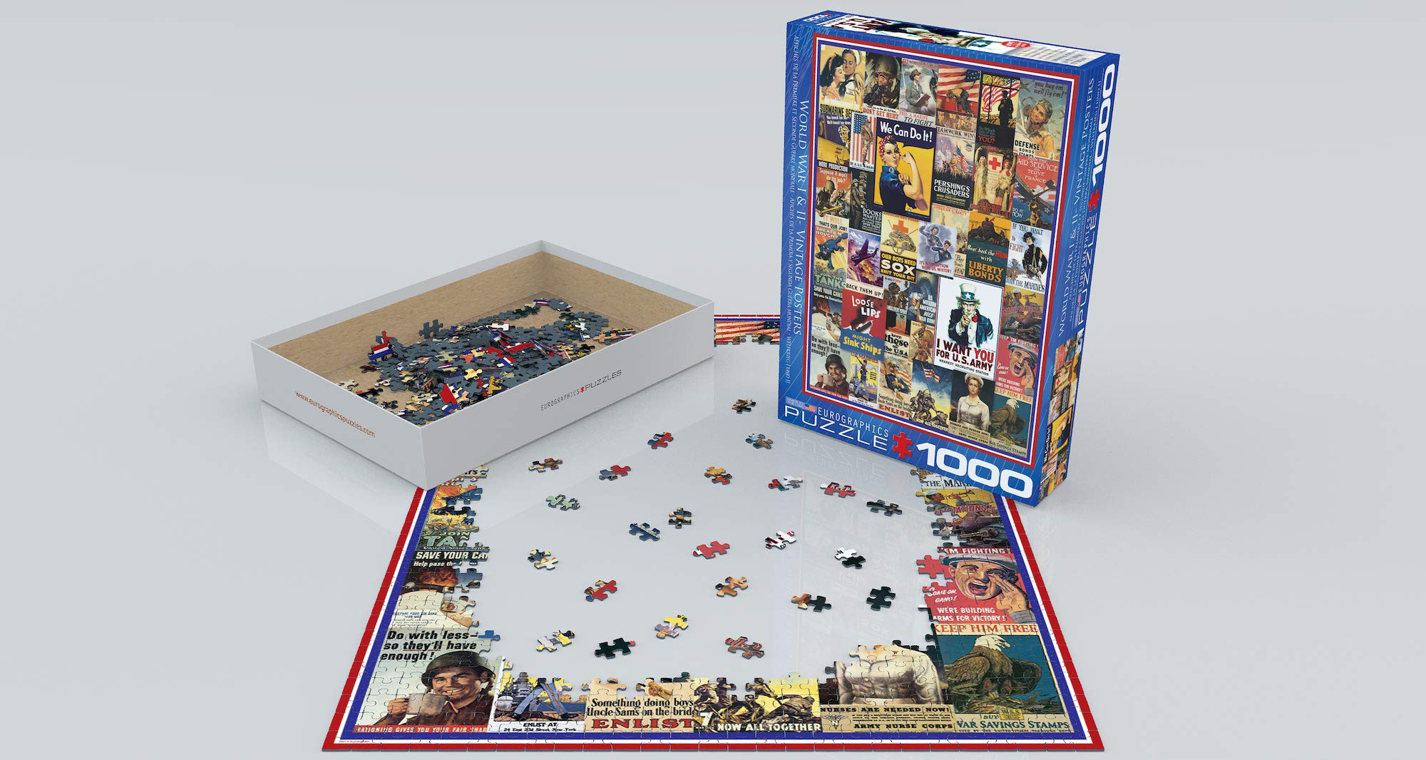 Amazon | 1000ピース ジグソーパズル Eurographics World War I & II