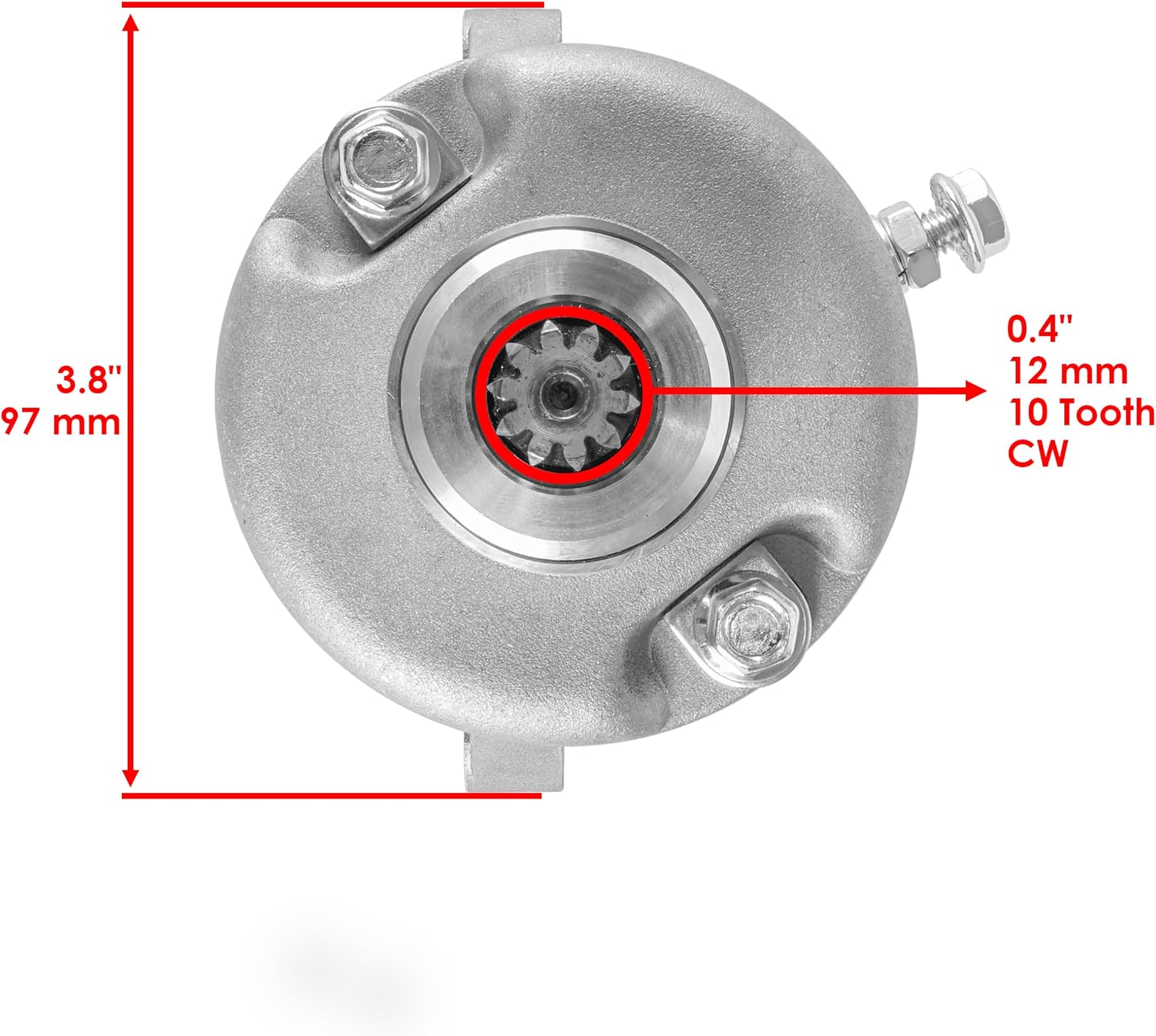 Caltric Starter Compatible With Polaris Sportsman 300 4x4 2008 2009 2010 18912 3089879 3090192 CW