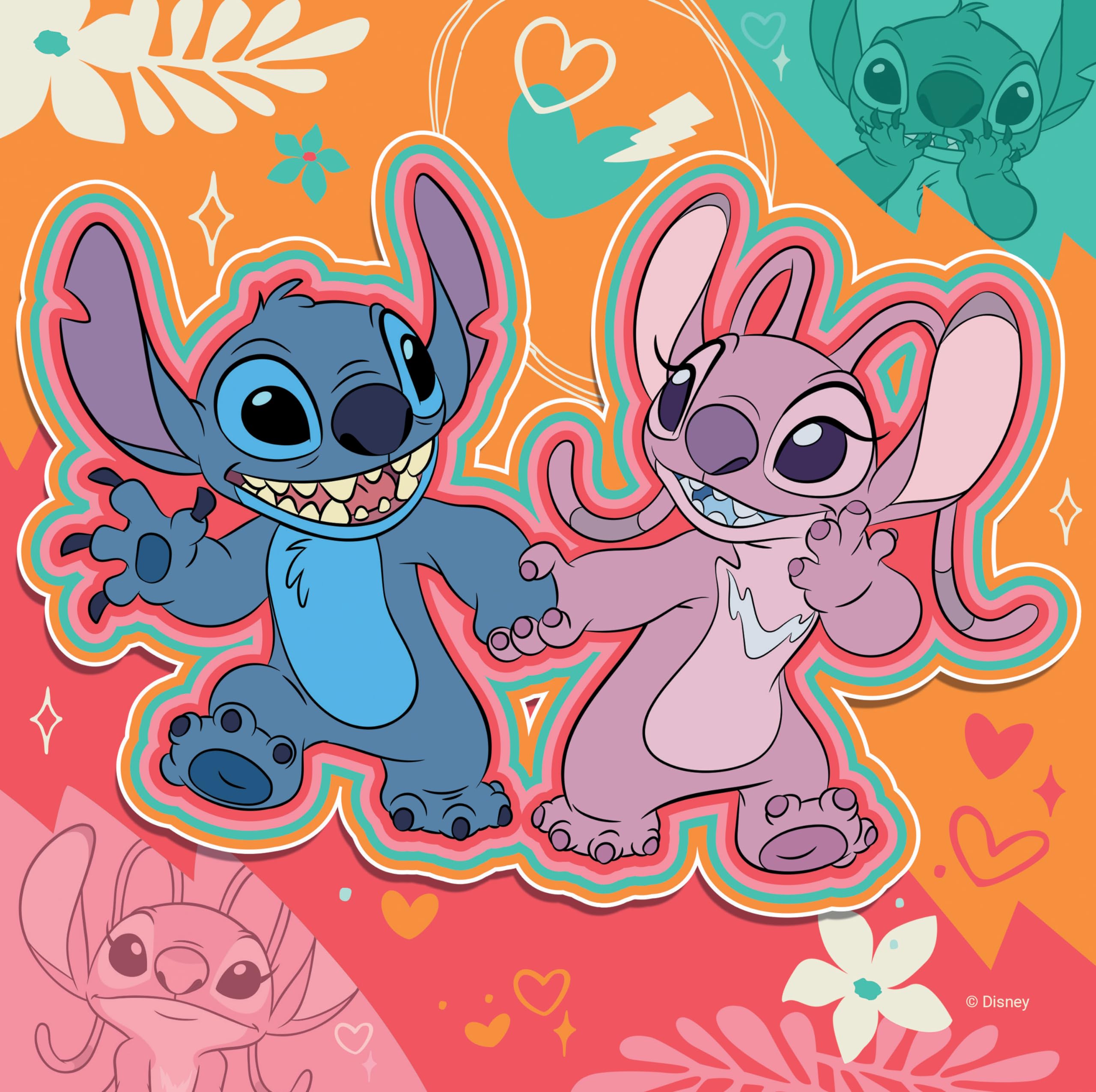 Ravensburger Disney Stitch 3x 49 Pieces Jigsaw Puzzles for Kids Age 5 Years Up, Multicolor, 147 pezzi o 21x21 cm - Image 4