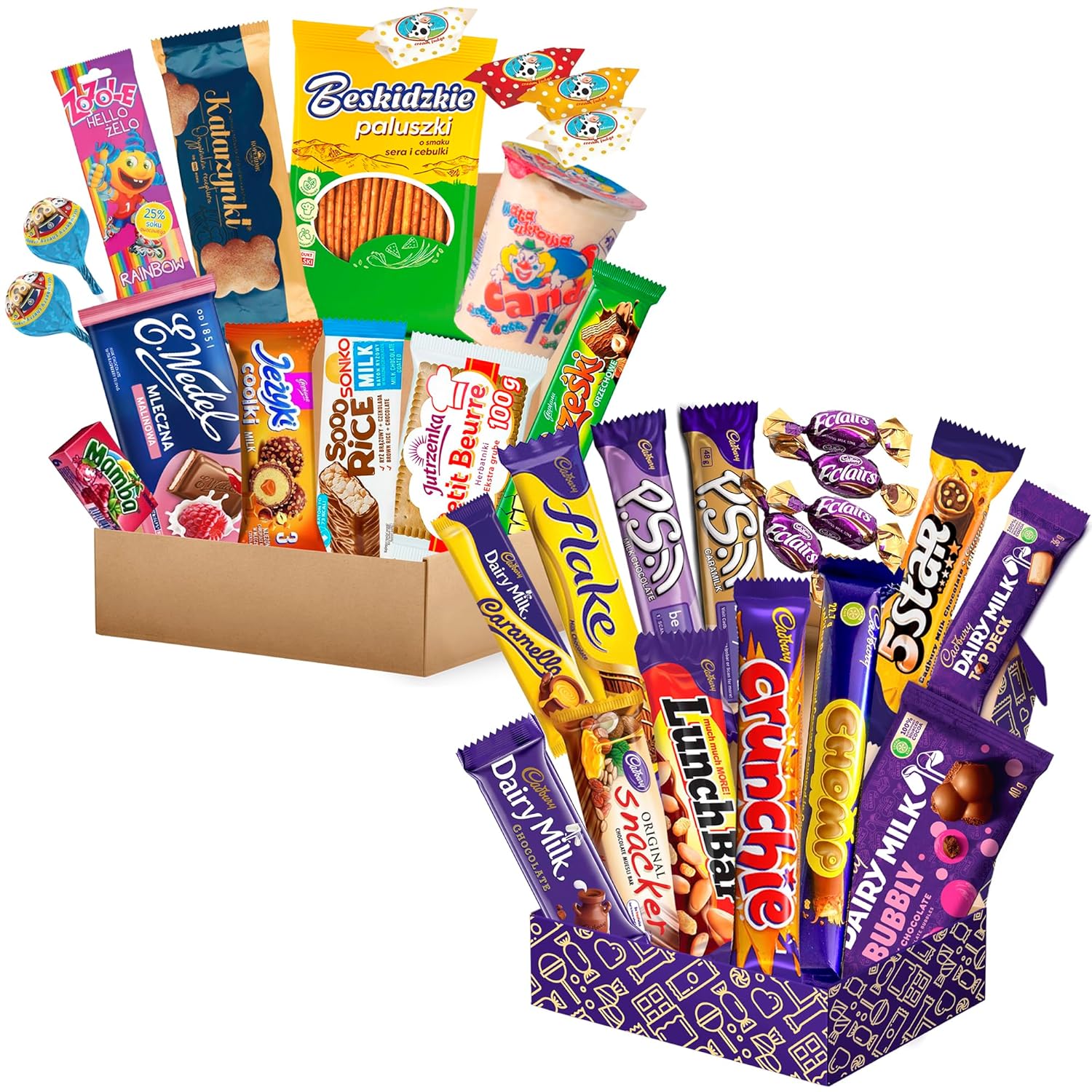 Polish Candy Snack Box & Cadbury Sweets Bundle 15