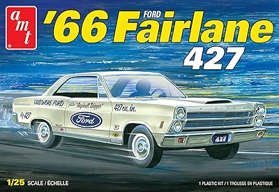 AMT 1966 Ford Fairlane 427 1:25 Scale Model Kit, Factory Color