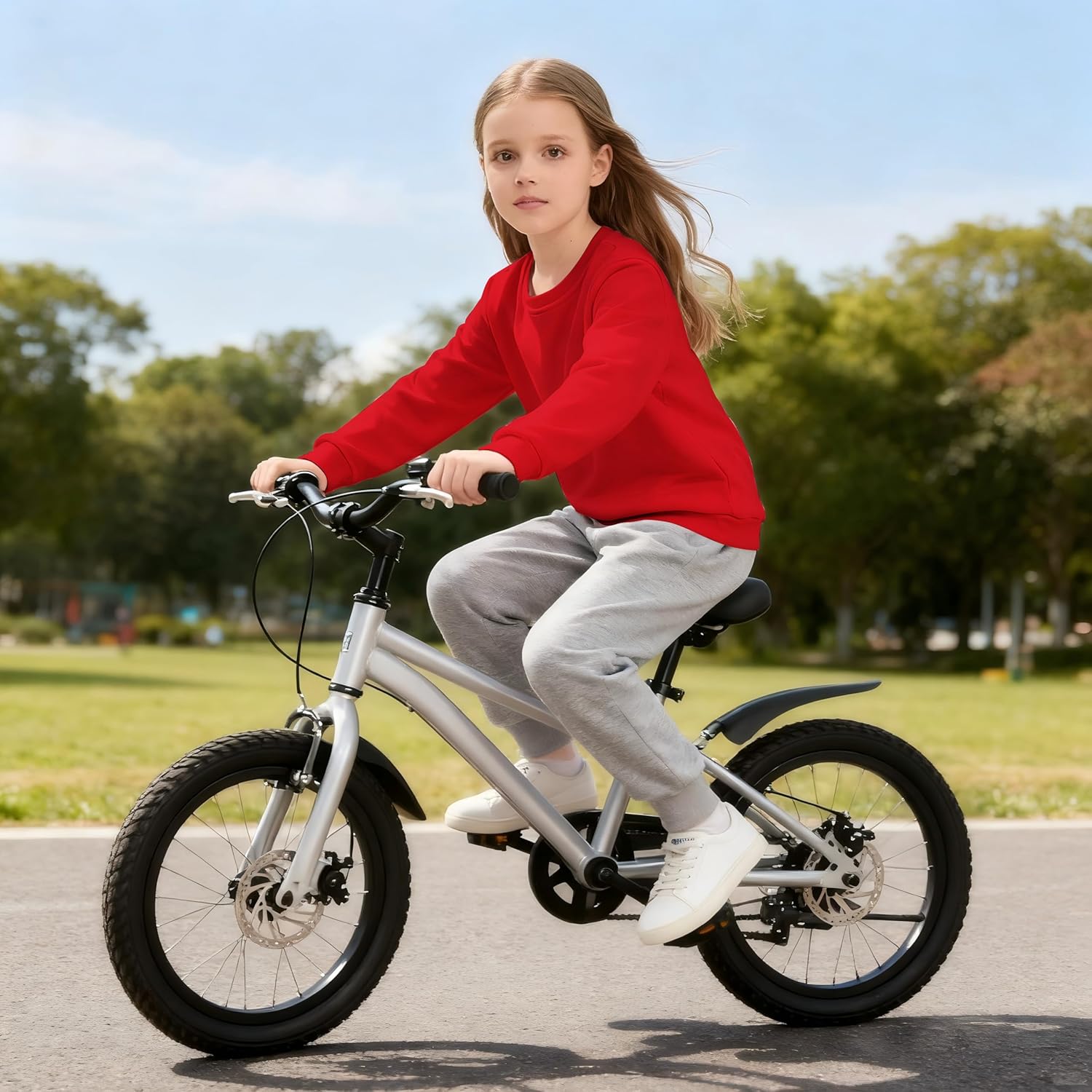 Kids Cotton Fashion Sweatshirts for Boys Girls Toddlers Long Sleeve medium-weight Pullover Tops Clothes for Age 2-14 - Image 2