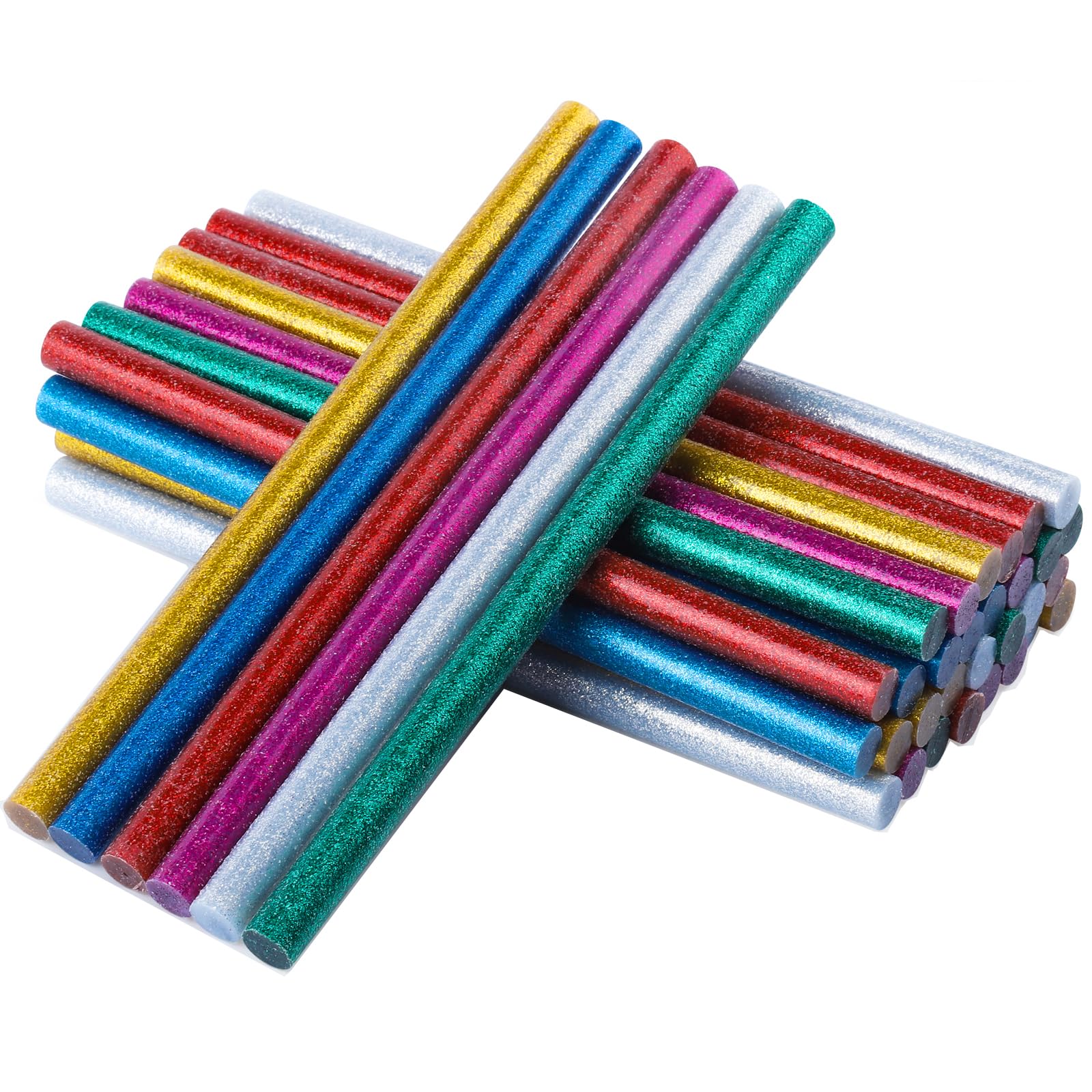 Windspeed 36 bastoncini di colla a caldo, 11 mm x 200 mm, bastoncini di colla a caldo per pistola elettrica, strumenti artigianali, forte adesivo, per riparazioni artigianali (6 colori)