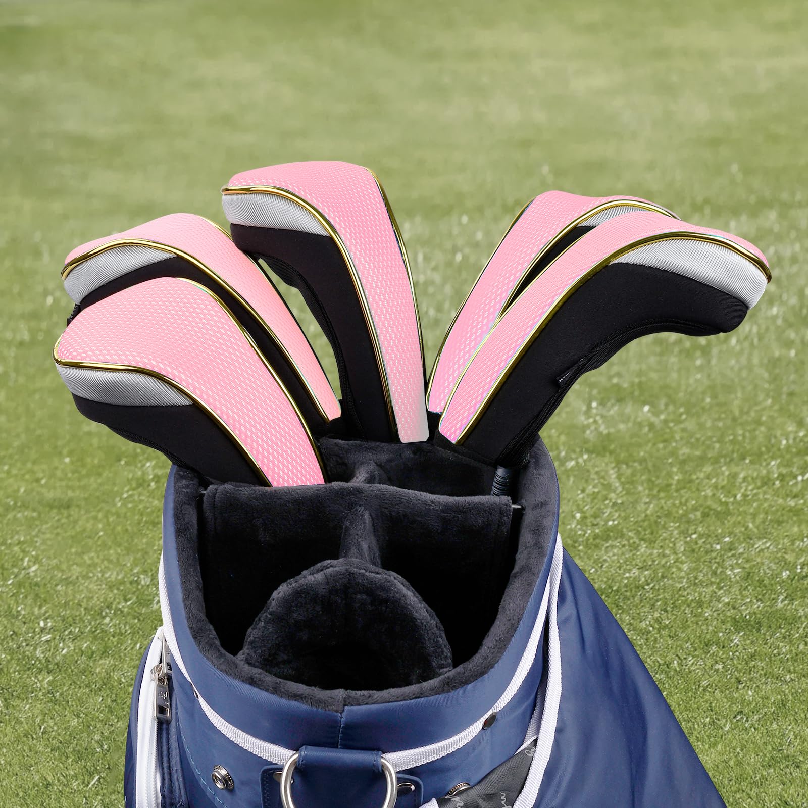 Andux Golfschlägerhauben MT/HY12, goldfarben, 4 Stück