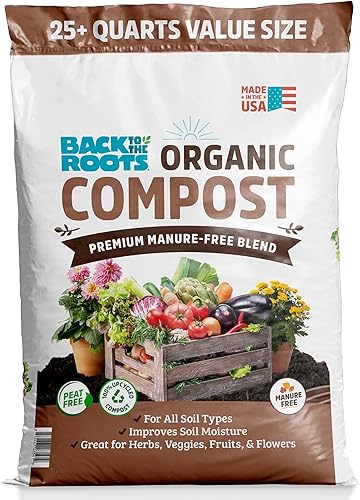 Miniatura 9 de Back to the Roots Tierra orgánica para macetas de 10 libras de fibra de coco se expande a 15 galones (2 pies cúbicos51.4 qt) Ladrillo equilibrado de