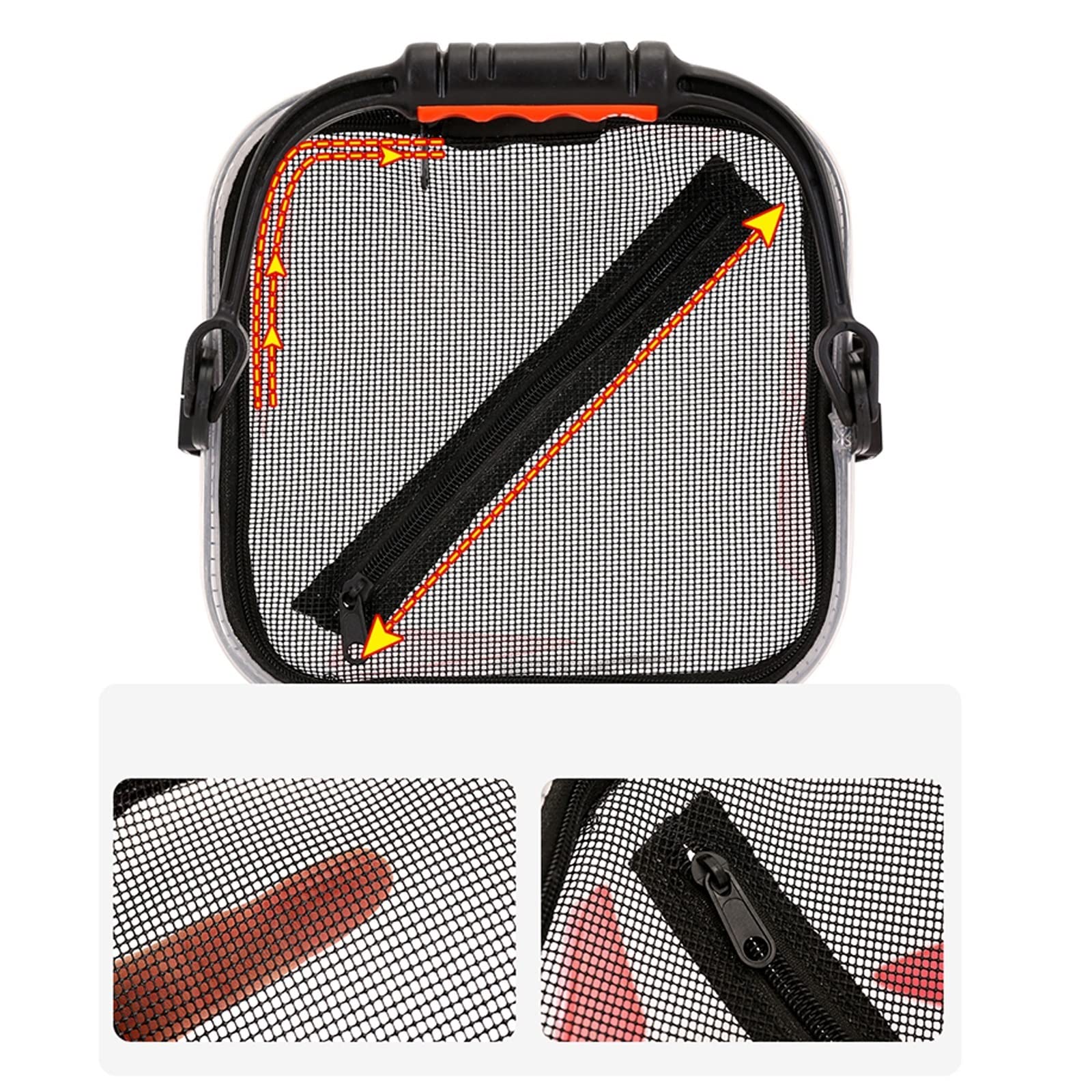 Secchio da Pesca Secchio da Pesca Secchio Portatile Pieghevole for Pesci vivi Secchio da Pesca Multifunzionale Ispessito con Corda Barile da Pesca(24x24x22.5cm)