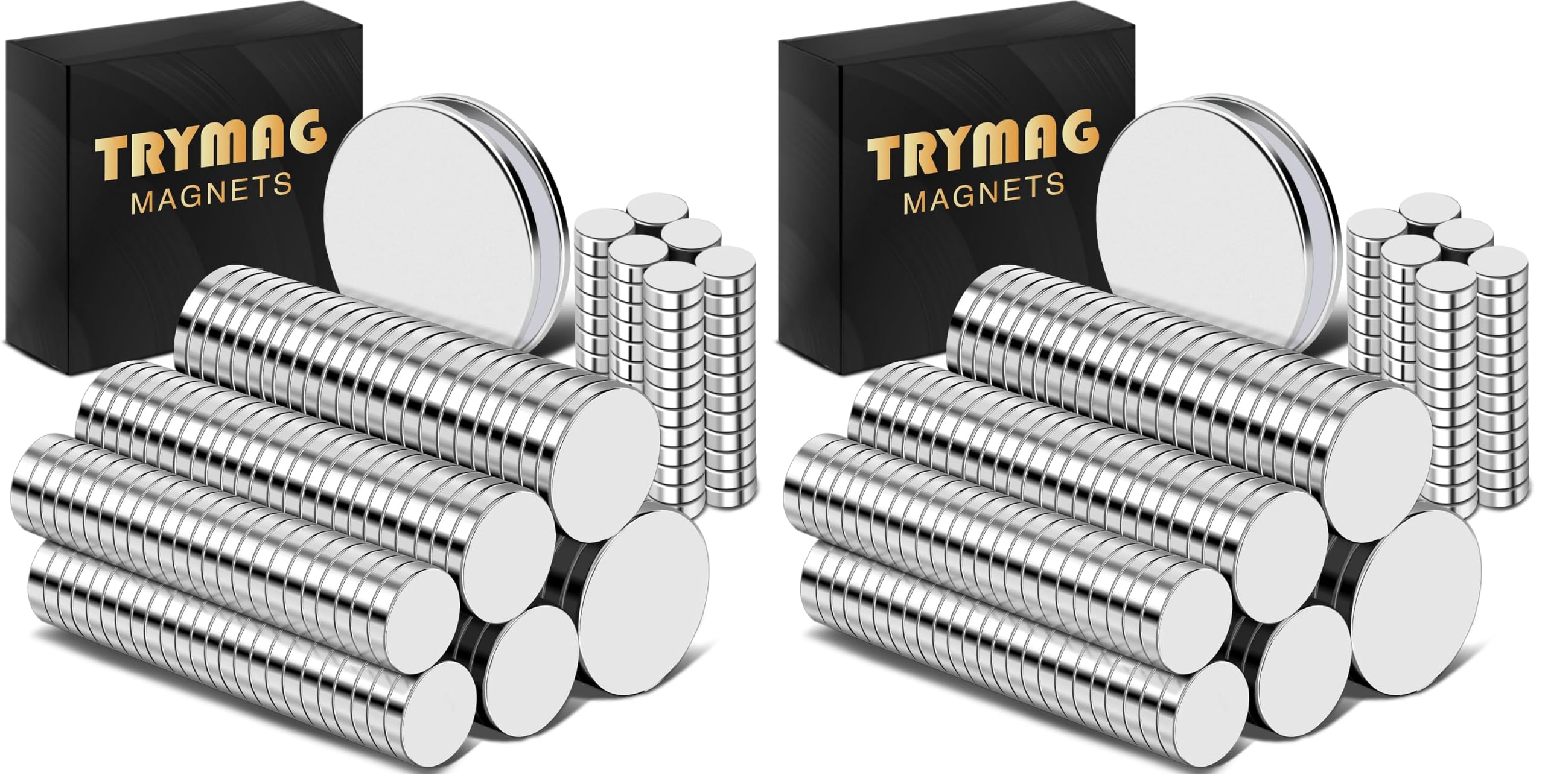 TRYMAG Small Strong Magnets, 6 Sizes Rare Earth Magnet, 255Pcs — Amazon image 17