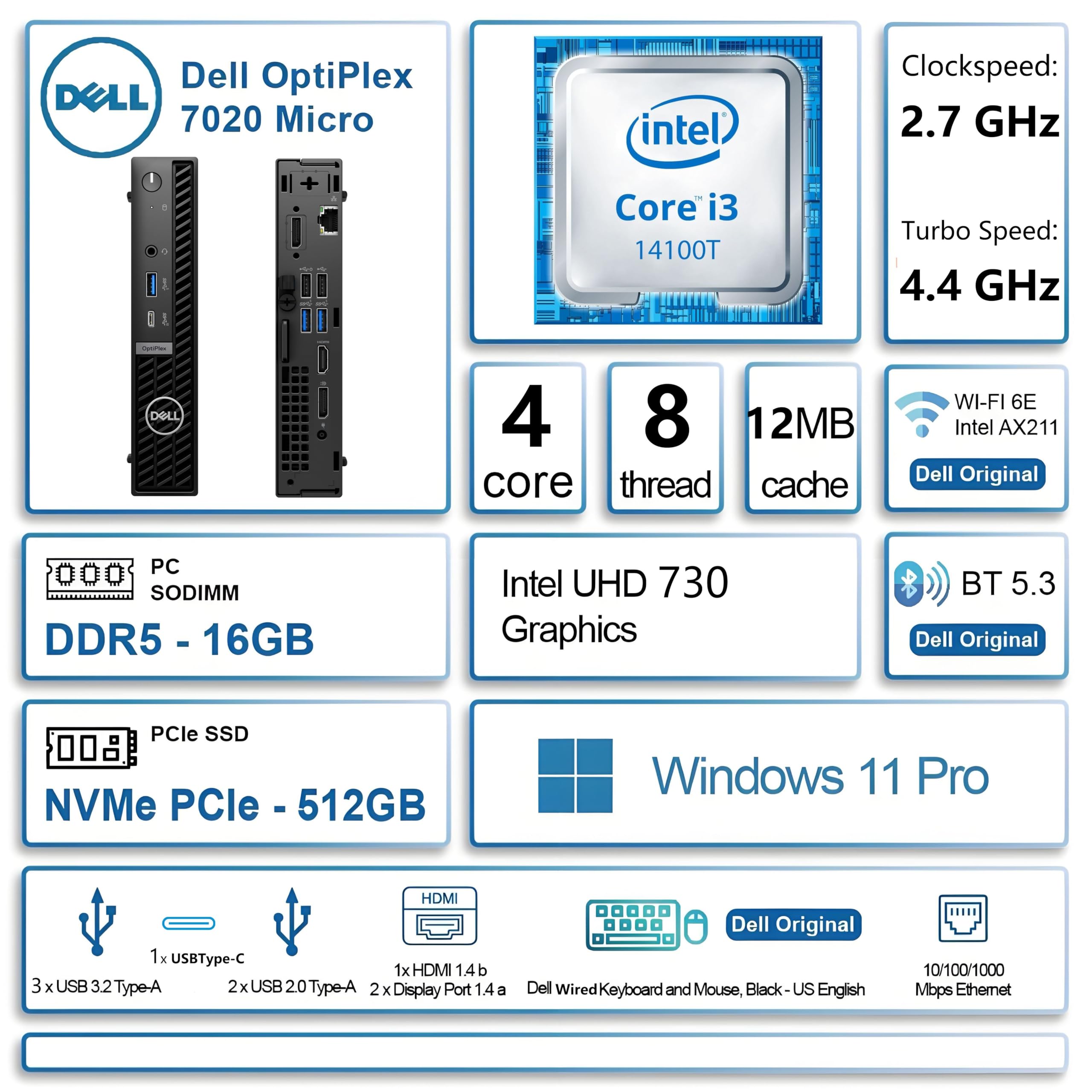 値下OptiPlex7040 ミニPCBios起動確認済み 本文必読 Amazon.com: Dell OptiPlex 7010 MFF Micro Form Factor Desktop