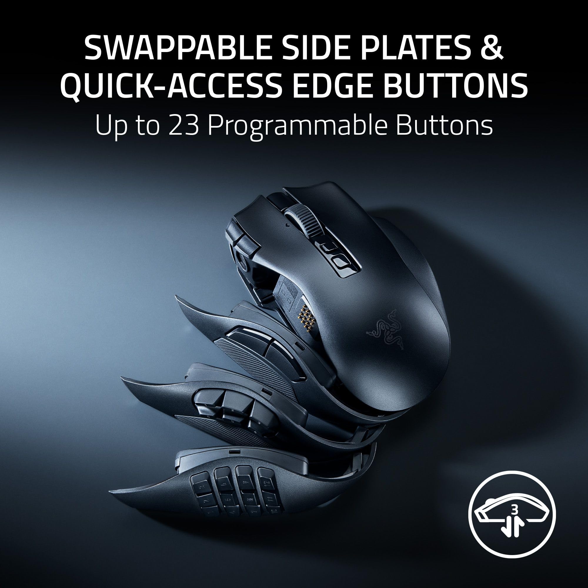 Razer Naga V3 Pro: Wireless MMO Gaming Mouse -2