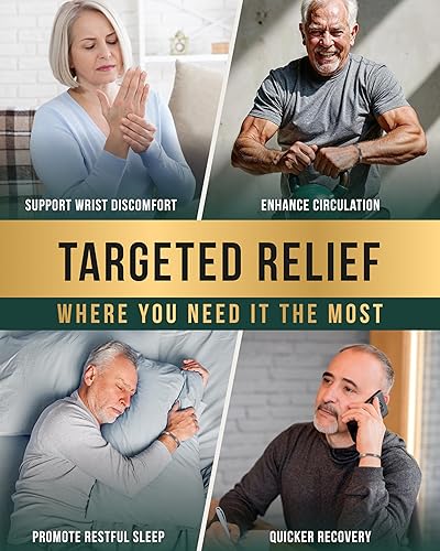 Miniatura 9 de MagnetRX Pulsera magnética de cobre para hombres y mujeres, pulsera o brazalete de cobre puro para hombre (mediano)