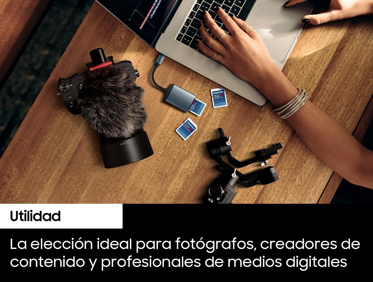 Samsung PRO Plus Tarjeta de memoria SD, 512 GB, 180 y 130 MB/s, Full HD & 4K UHD, UHS-I, U3, V30, A2, Compatible con Smartphone Android, Tableta, GoPro y Drone DJI (MB-SD512S/EU)