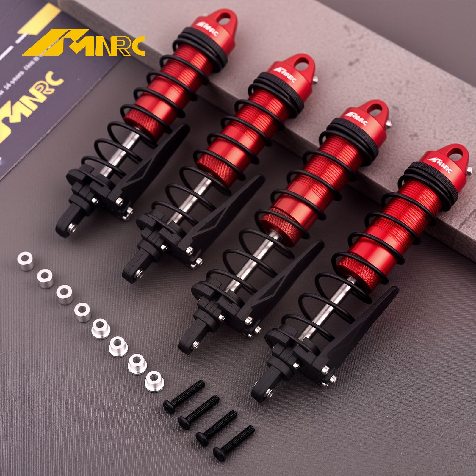 ECX Complete Shock Set: 1/18 4WD All