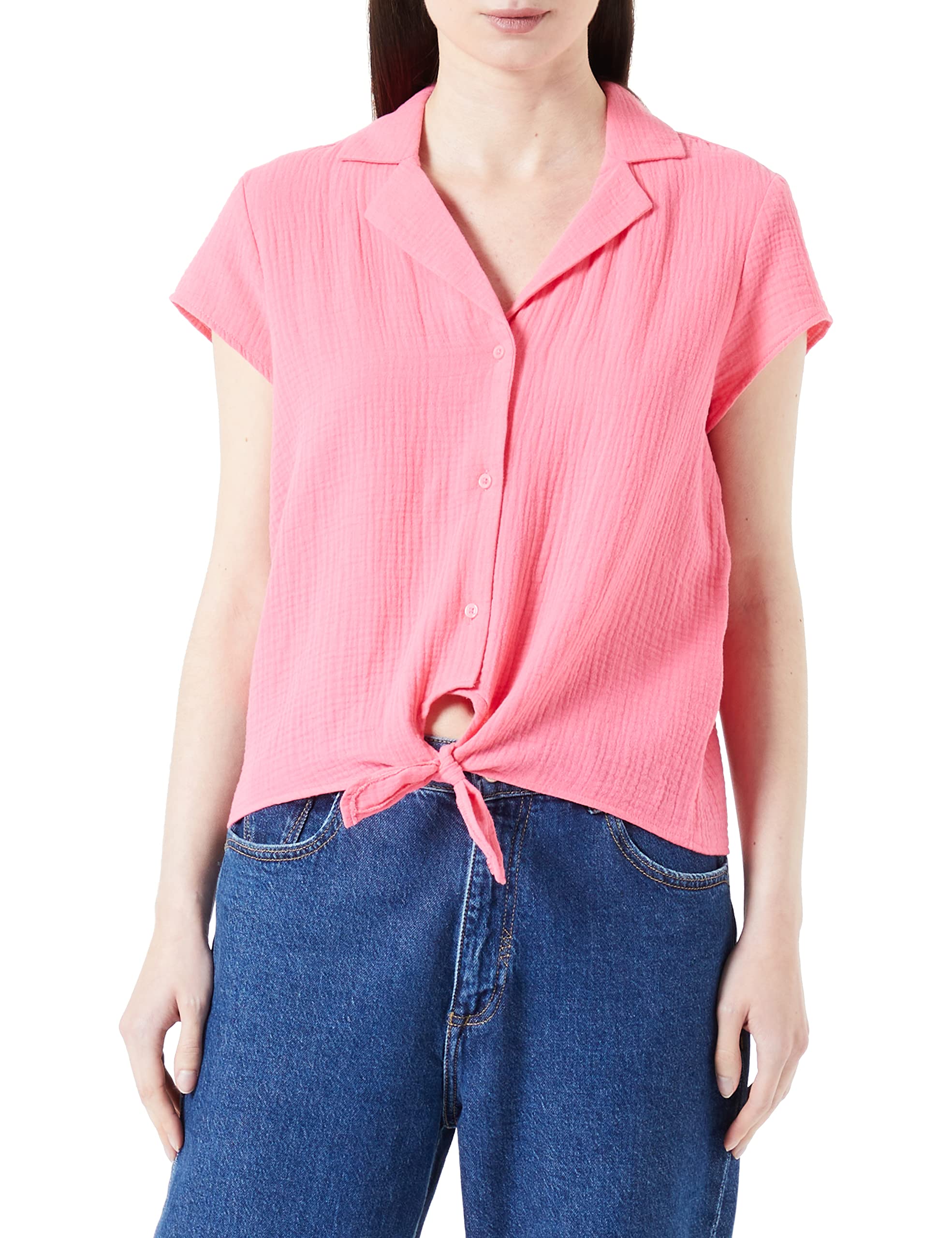 ONLY Female Shirt Knotted, Camellia Rose, XL