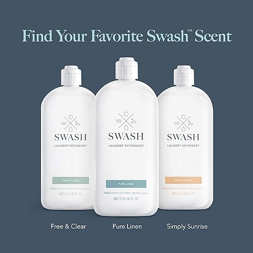 Vista 9 de Swash® Huele a Clean Laundry HE Detergente líquido ultraconcentrado para ropa