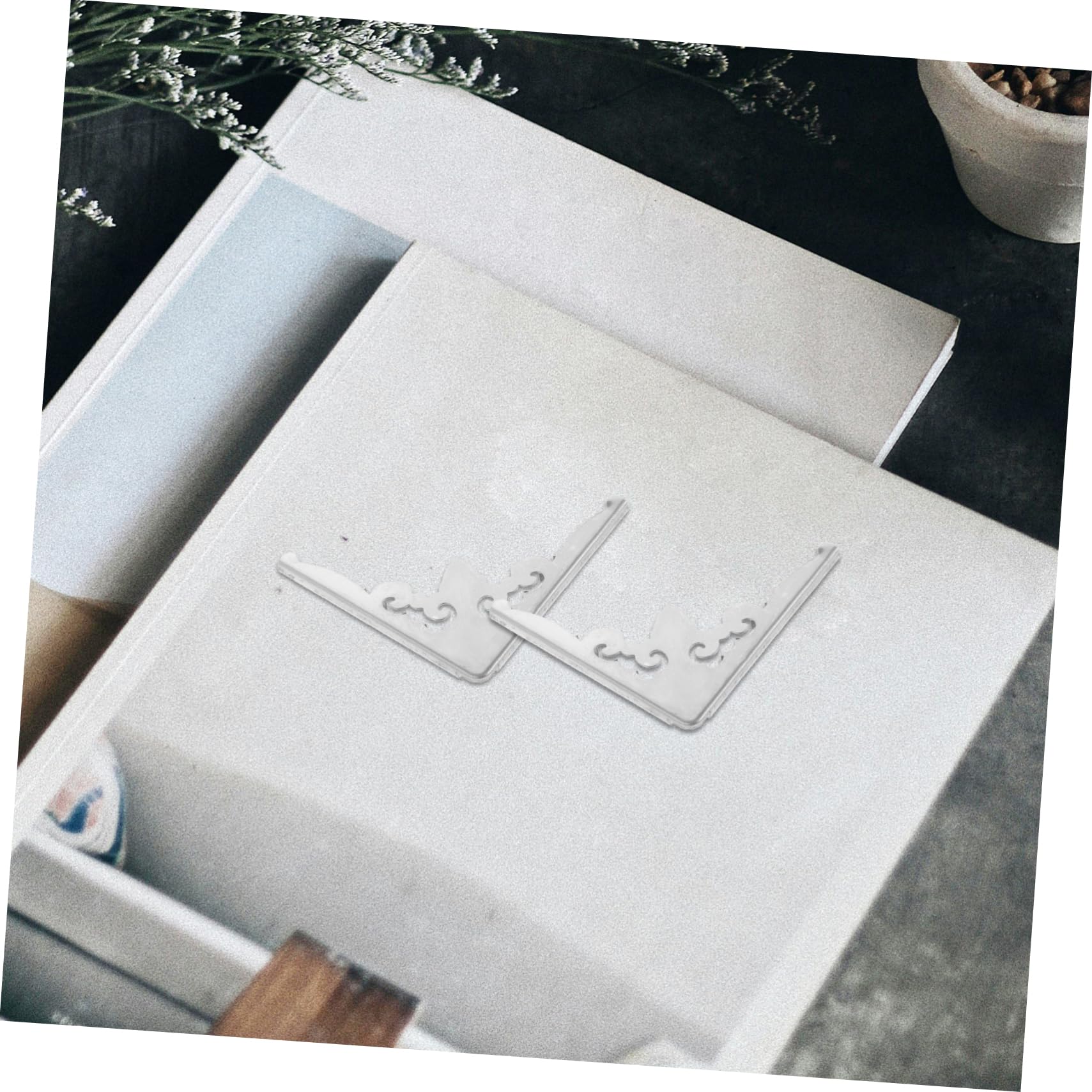 DOITOOL 5 Sätze Eckenschutz Für Möbel Babysichere Eckenschützer Für Fotoalben Eckenschutz Für Scrapbooks Für Seiten Wiederverwendbarer Für Bücher 10 Stück * 5