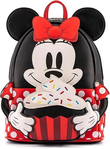Loungefly Disney Minnnie Mouse Oh My Cosplay Treats - Bolsa de hombro para mujer con doble correa, Multi, Mini mochila Disney Minnie Oh My Cosplay
