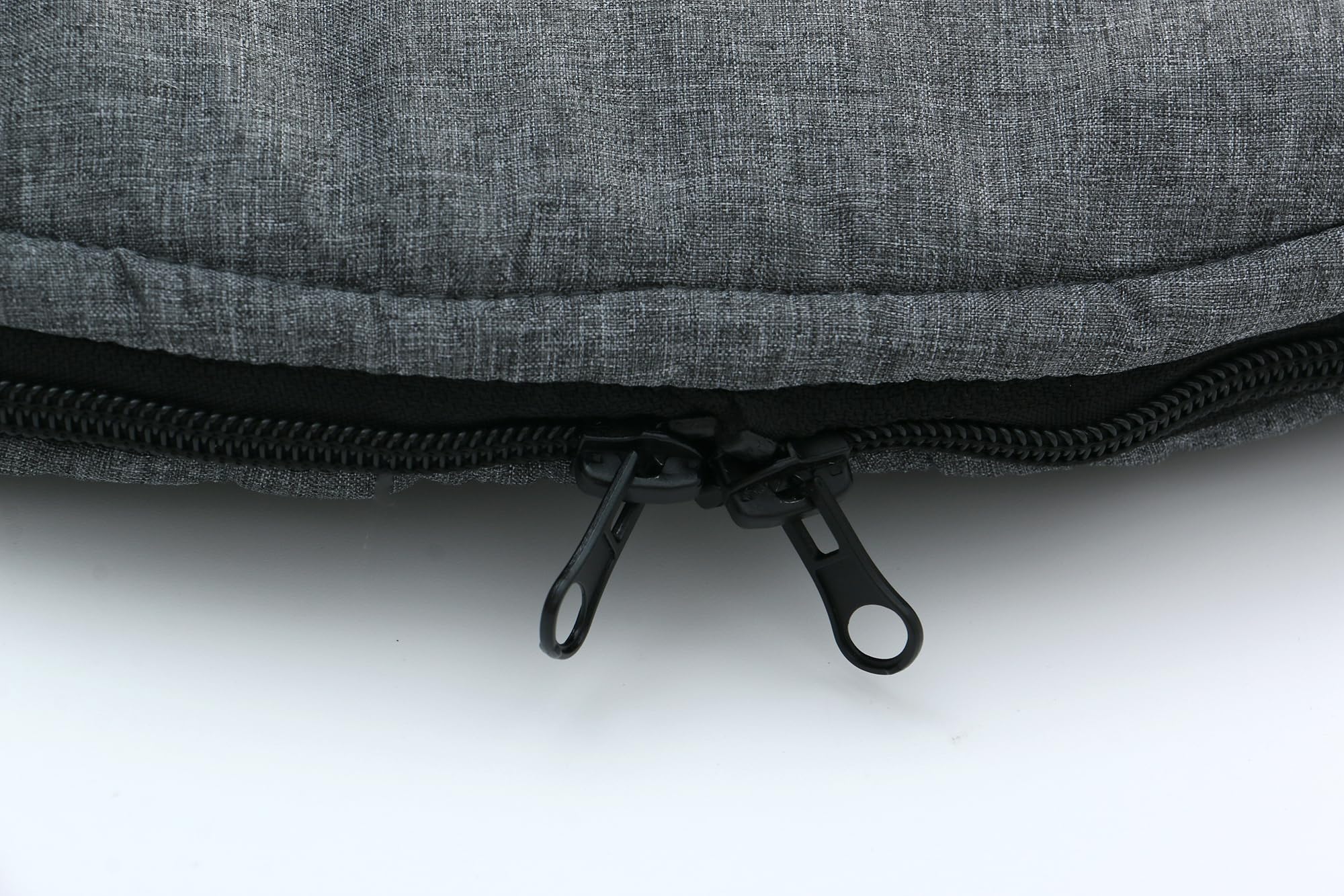 Coprigambe Invernale per Passeggino, Footmuff Universale per Seggiolino Auto, Staccabile, Lavabile in Lavatrice, Adatto a Passeggini e Carrozzine, Grigio Scuro