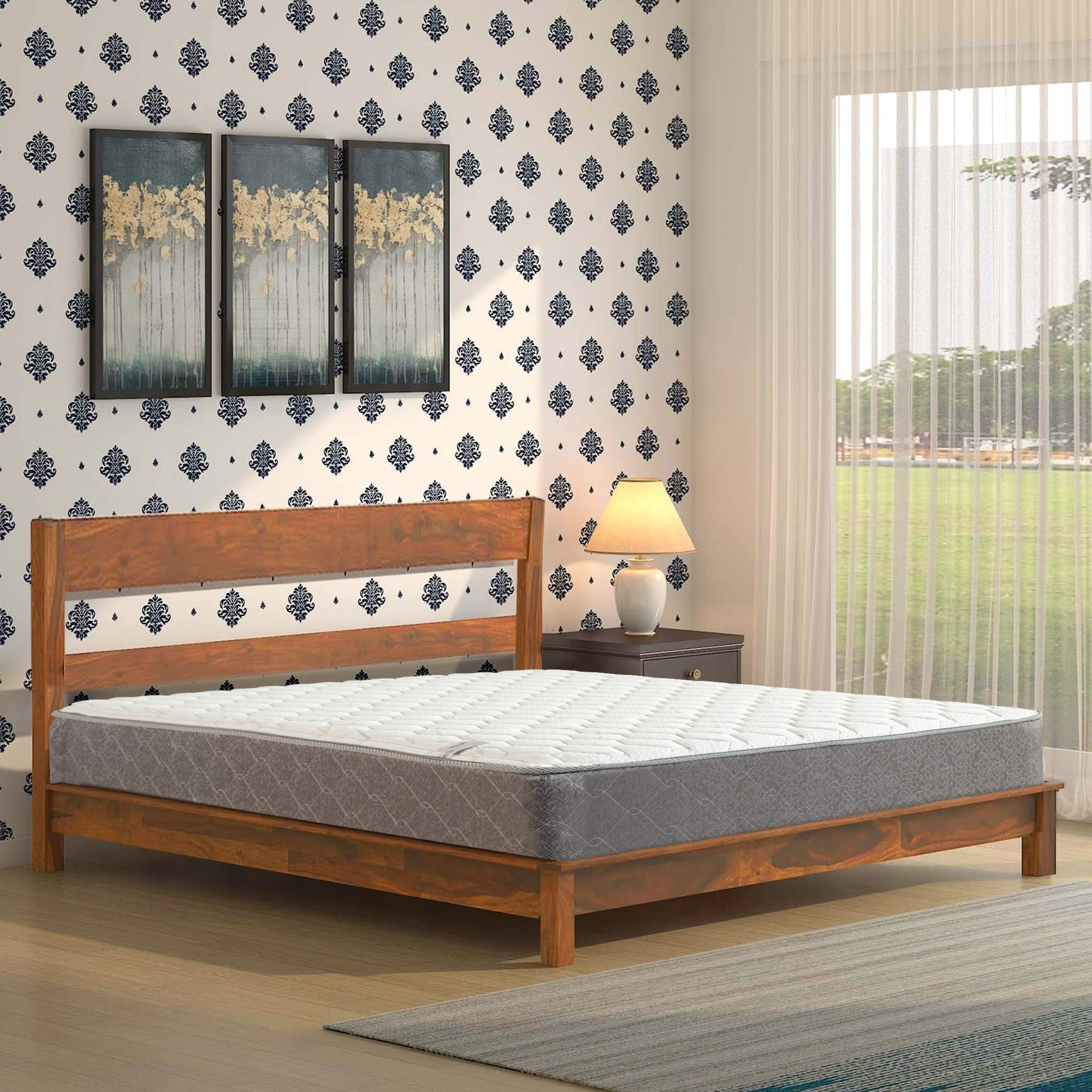 Treaton, 8-Inch Gentle Firm Supportive Yet Remarkebly Comfortable Innerspring Mattress, Queen (SC10j-5/0-1)