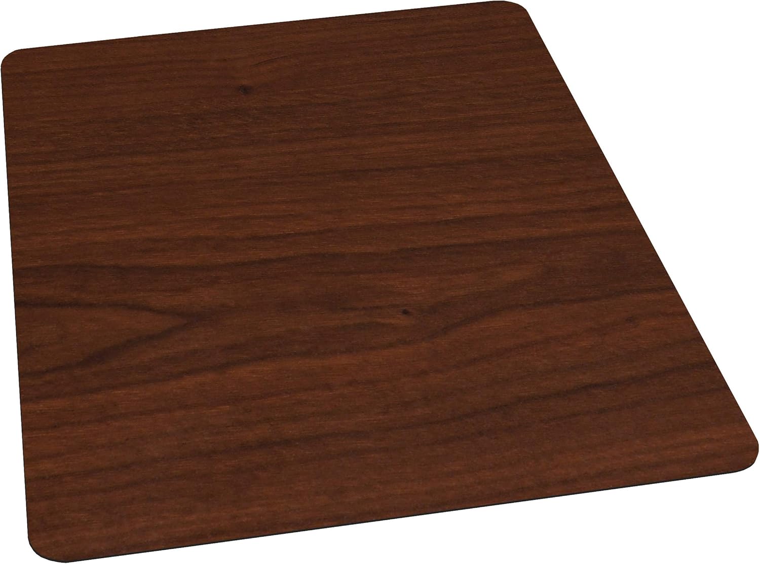 ES Robbins Trendsetter Medium Pile Carpet Chair Mat, Dark Cherry Woodgrain : Office Products