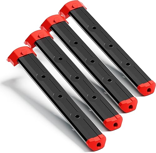 Miniatura 8 de Alpha Rails - Rieles roscados Alpha Engineered compatibles con Milwaukee Packout caja de herramientas grande (7.7 pulgadas (7.677 in), color negro