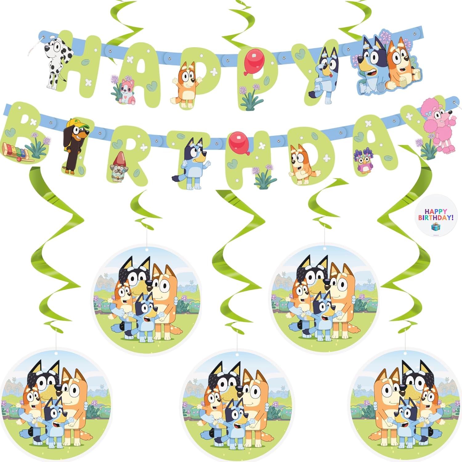 Bluey birthday Decoration Set decoration for birthday