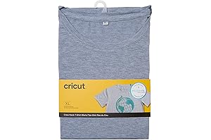 Cricut Infusible Ink Blank Shirts, Men's, X-Large, Gray
