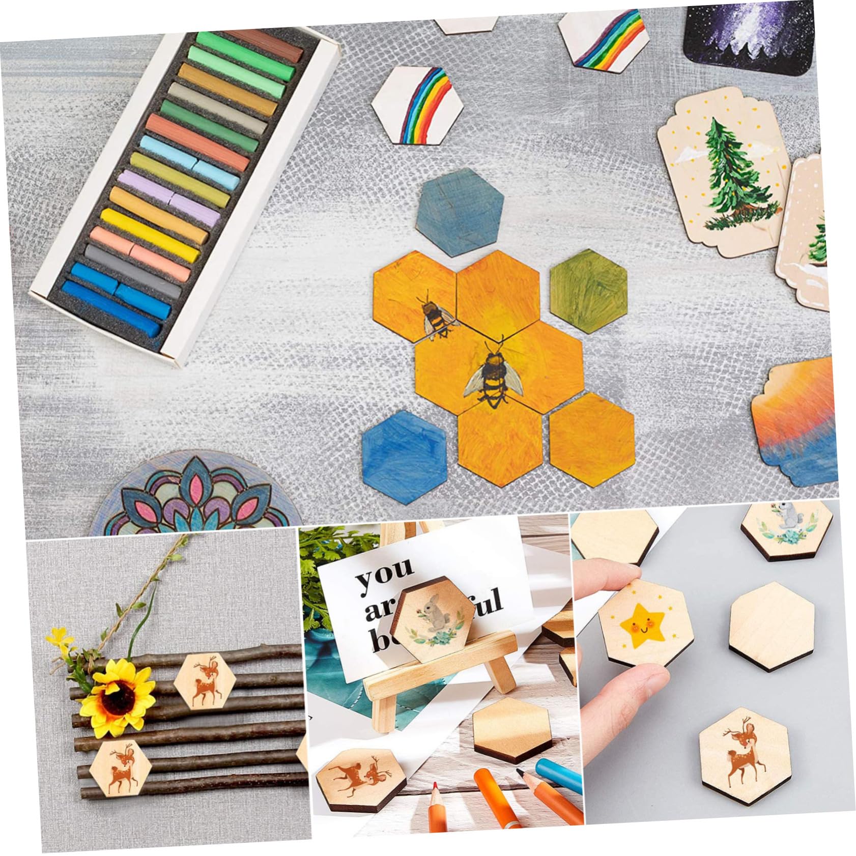 Ensemble De Formes Hexagonales Illustration Vectorielle EPS 10 Image De