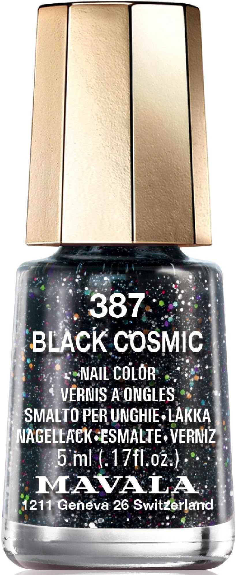 MAVALAMini Color Nail Color Cosmic 5ml - 387: Black Cosmic
