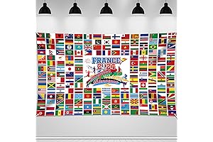 HOWAF International Flag Olympic Backdrop Banner